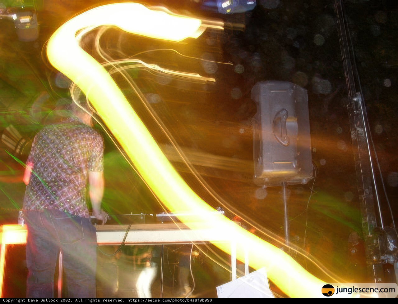 Nightclub DJ Rocks the House with Long Exposure Set