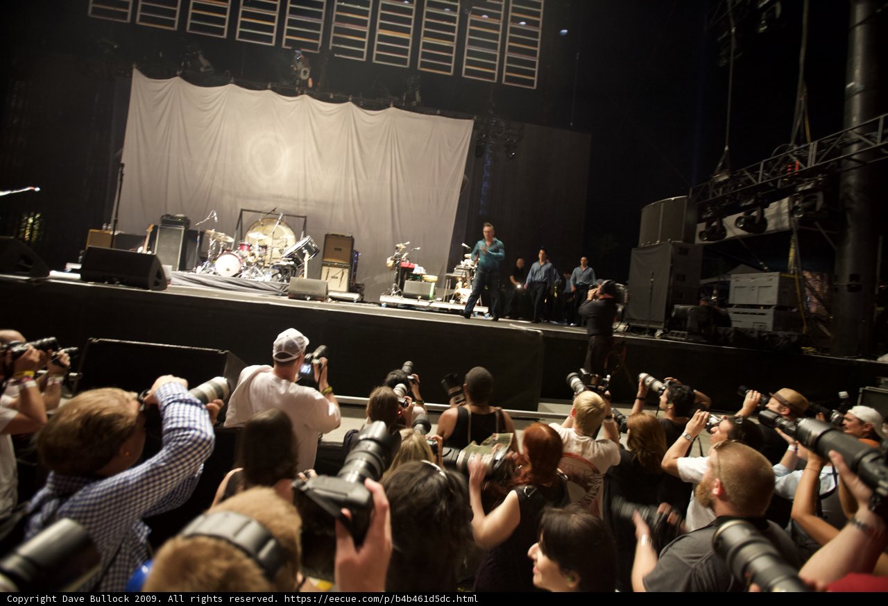 Capturing the Moment: Fans Photograph Live Band at Coachella 2009