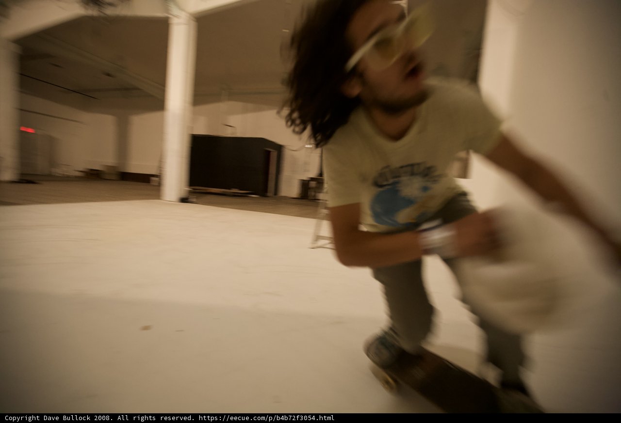 Skateboarding on Plywood