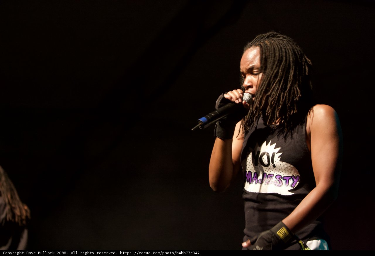 Coachella Singer with Dreadlocks