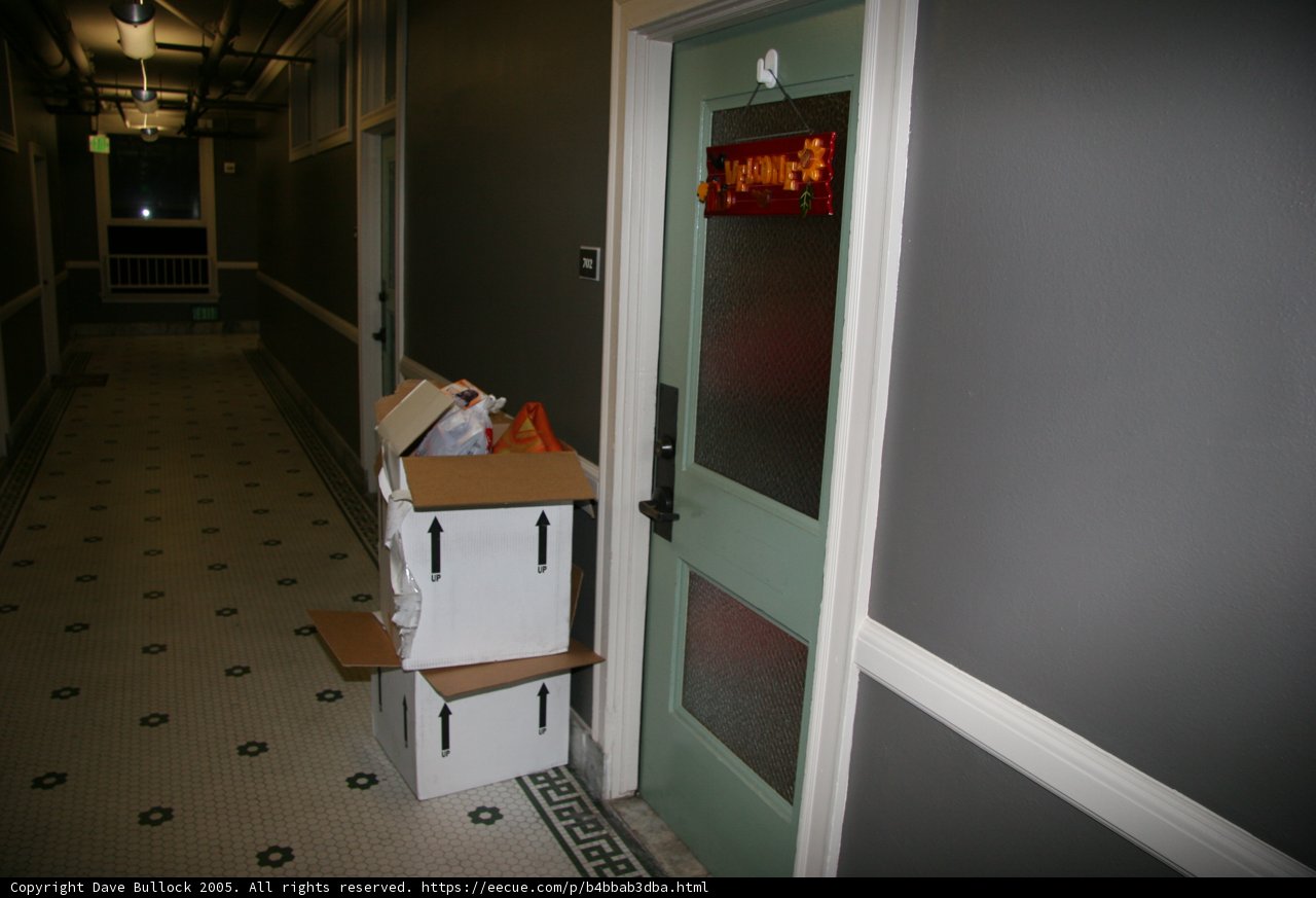 The Hallway of Deliveries