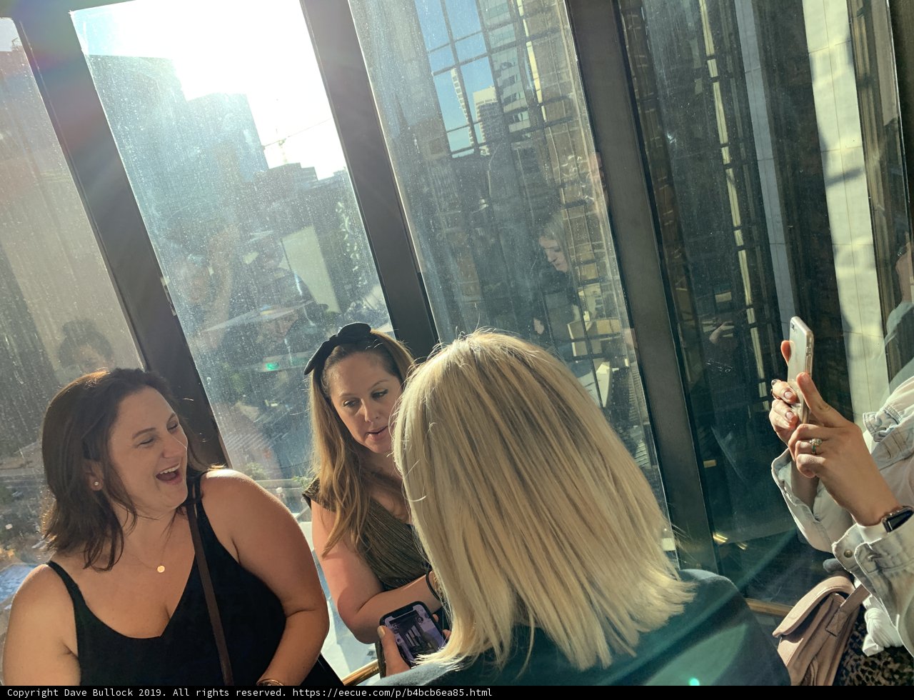Women Enjoying the Los Angeles View