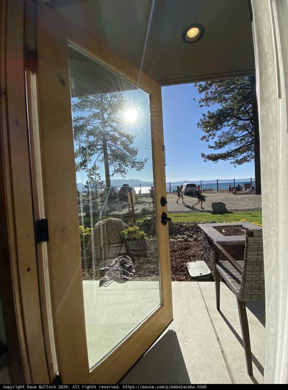 Ocean View Through the Door