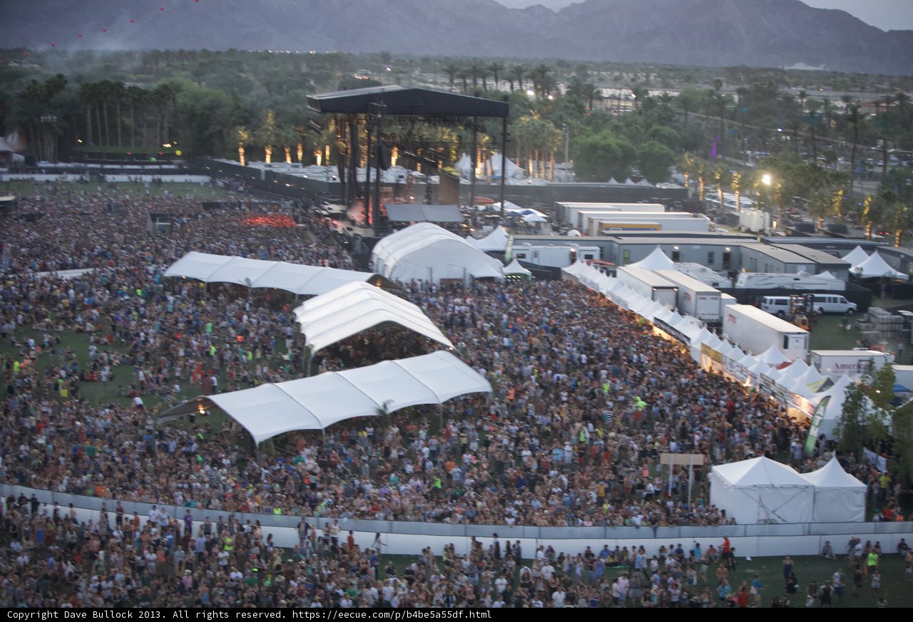 Coachella Concert Crowd