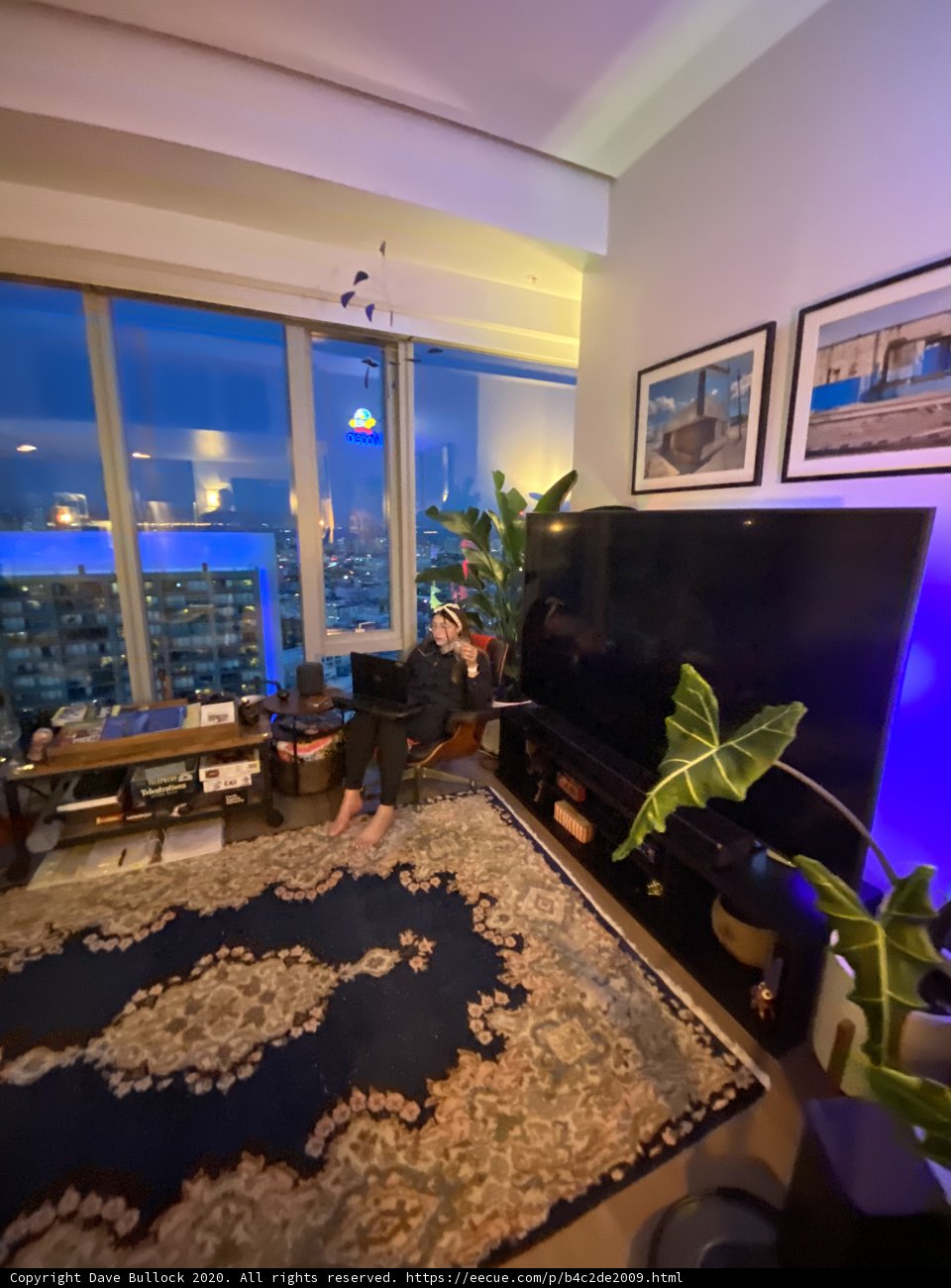 Modern Entertainment Center in a Chic San Francisco Living Room