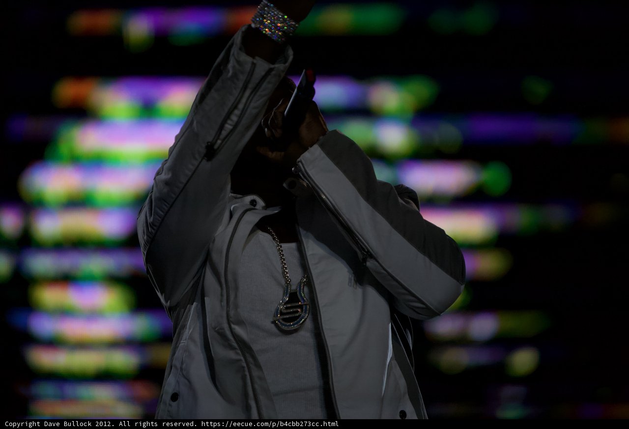 Hands Up in White Jacket