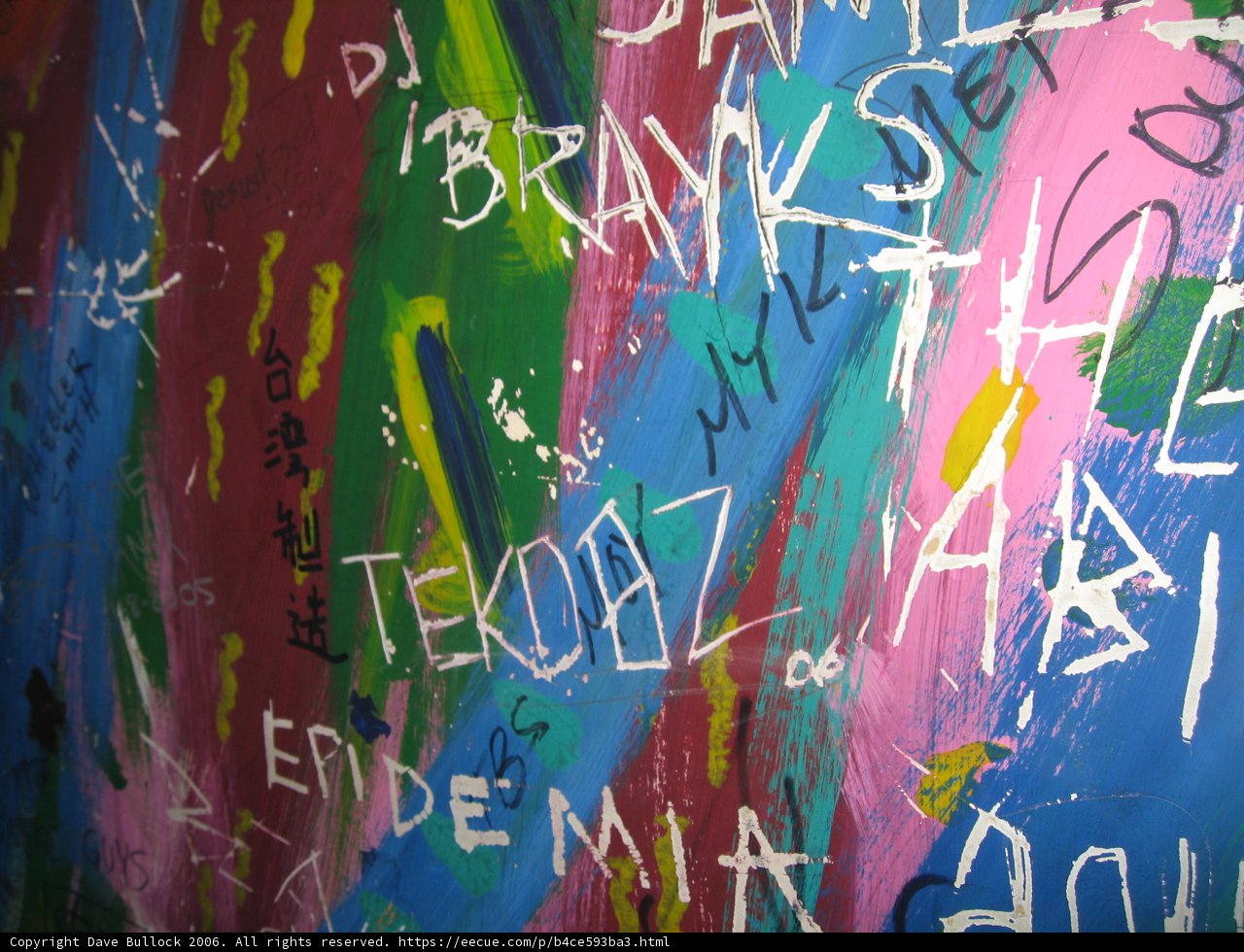 Graffitied Colors