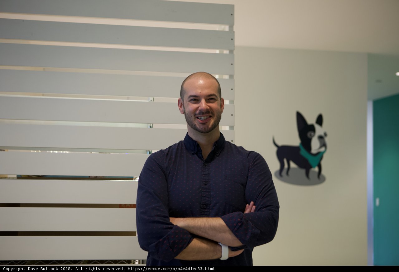 Portrait of a Happy Man and His Dog
