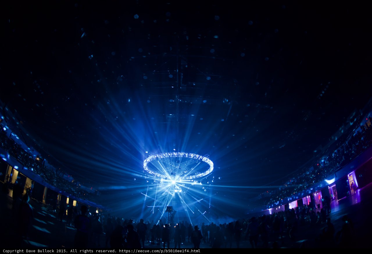 Arena Light Show Panorama