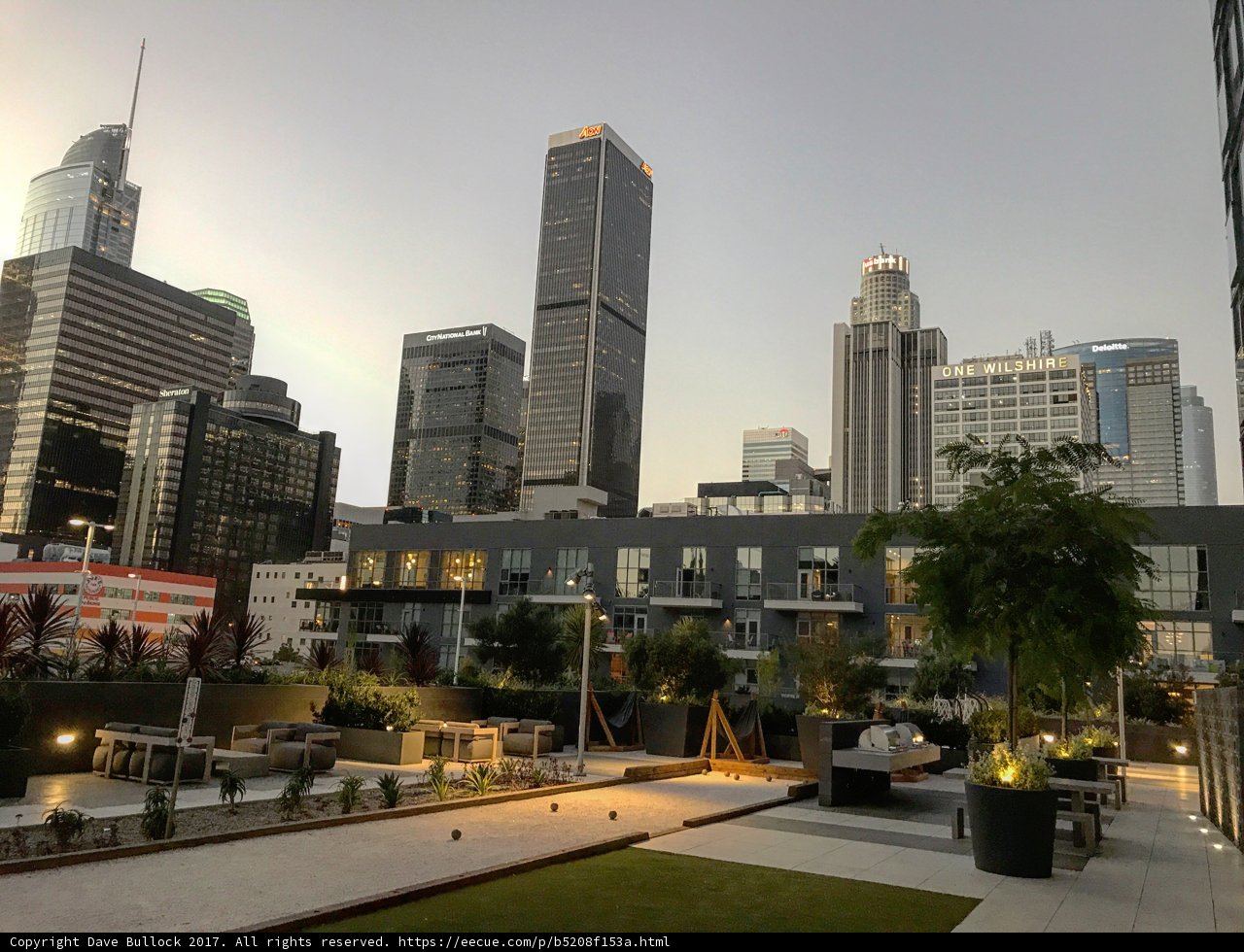 Los Angeles Skyline and Office Building