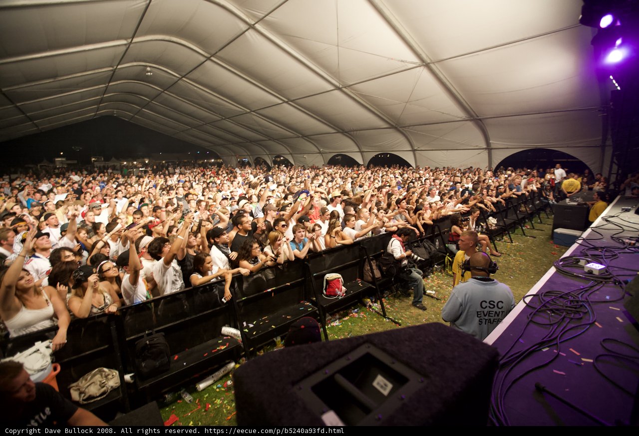 The Massive Crowd at Coachella 2008