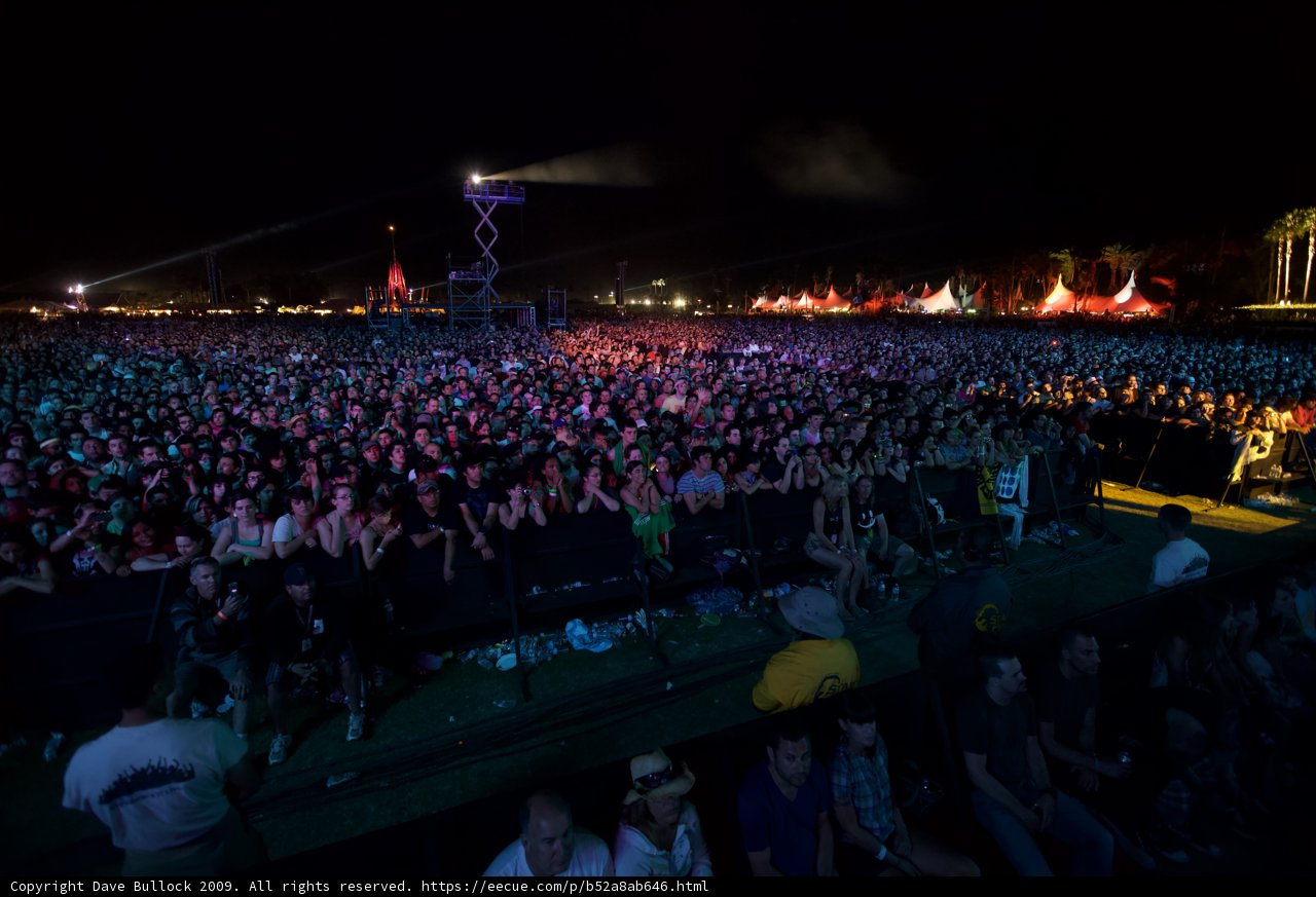 Crowd Rocks out at Coachella Music Festival