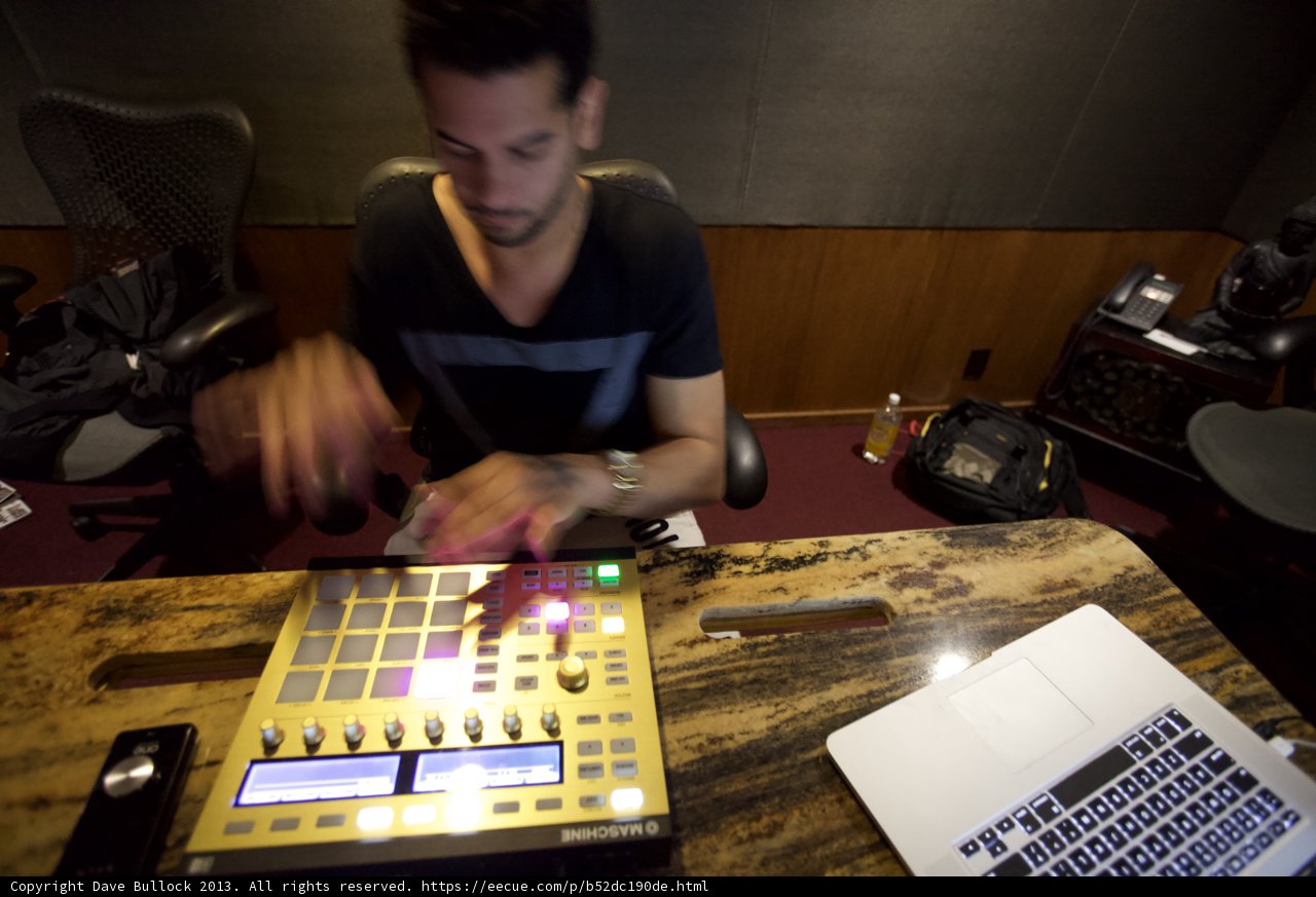 Keyboard Session at the Wooden Table