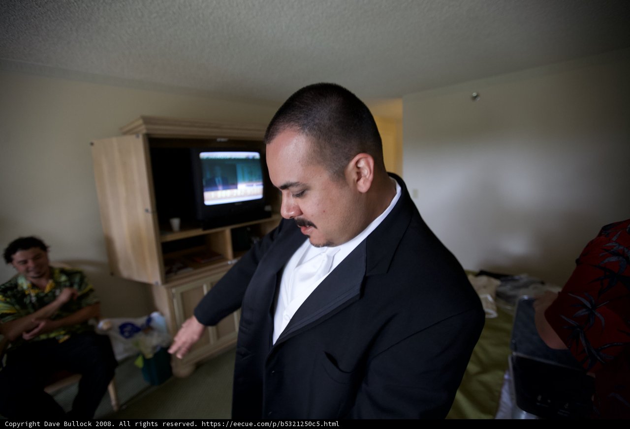 Dapper Gentleman in Entertainment Center