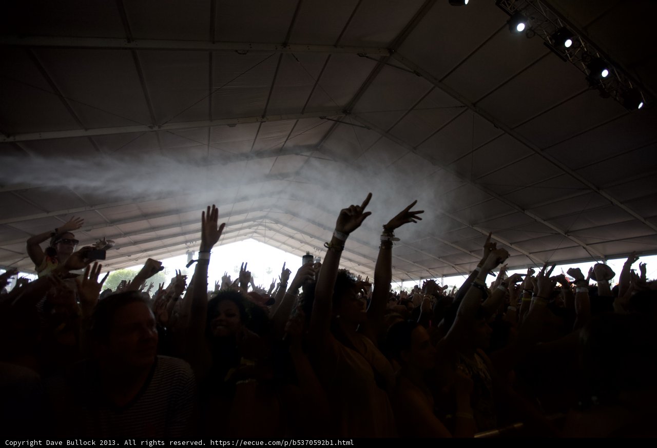 Concert-goers Get Lost in the Music