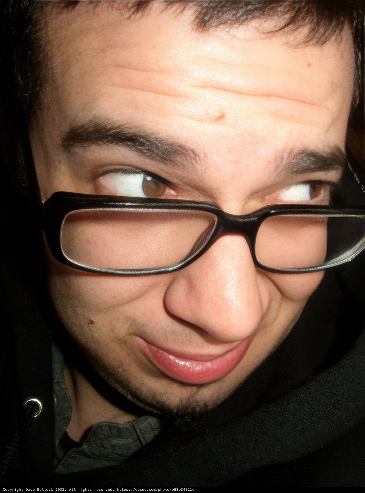Man in Black Glasses