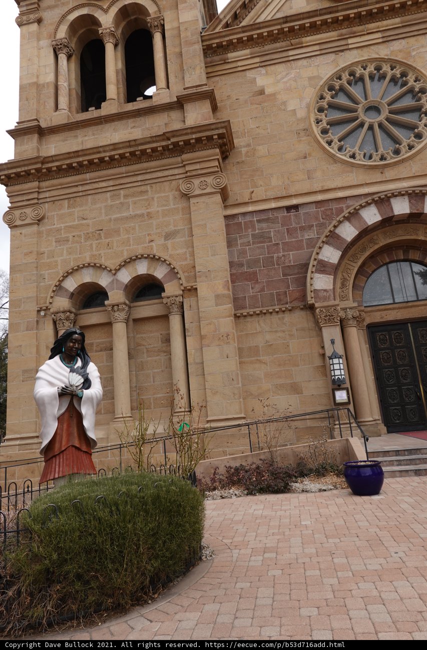 Jesus Statue Stands Proudly in Front of Church