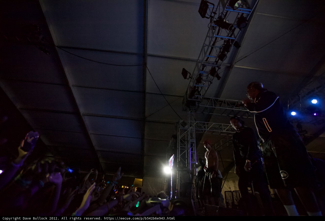 Nighttime Performance on the Coachella Stage