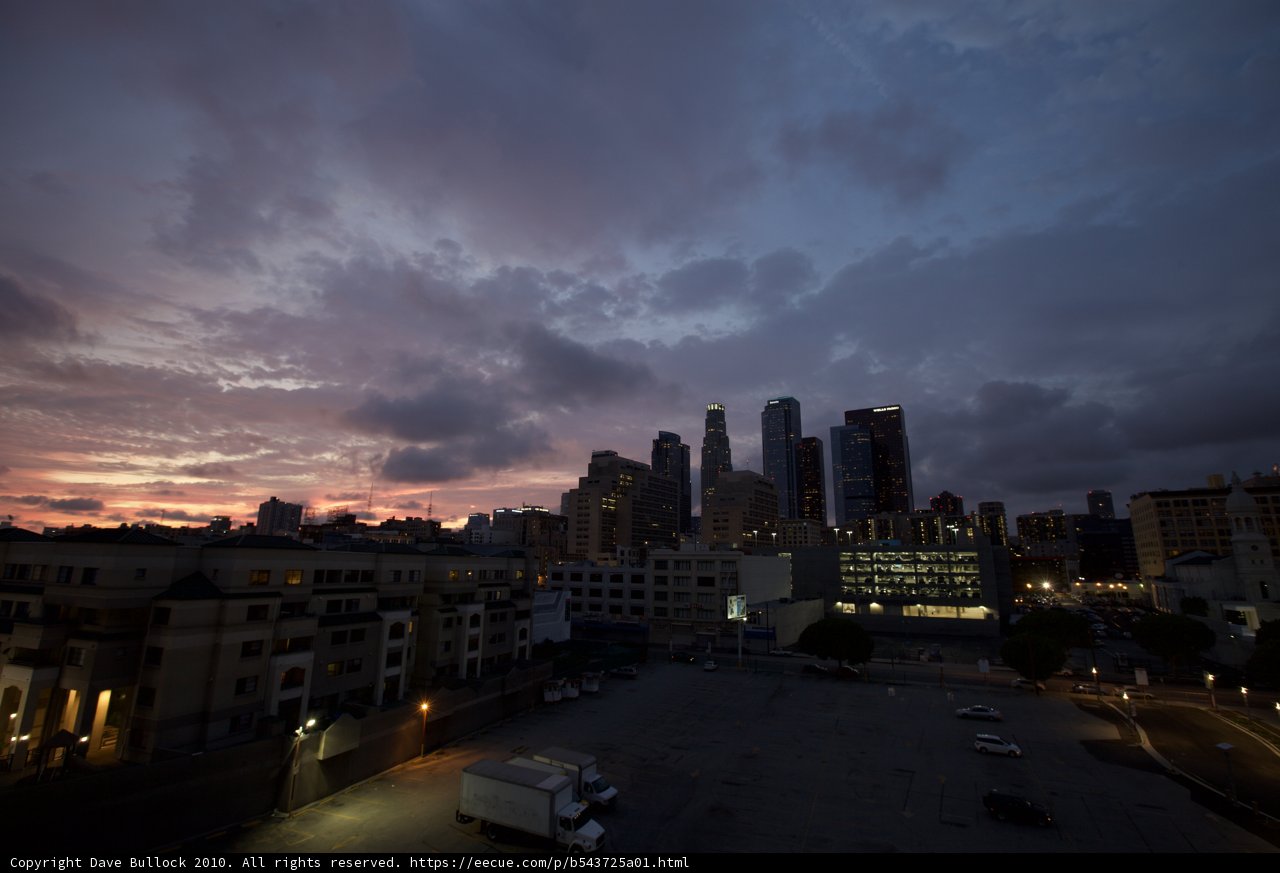 Sunset Over Downtown LA