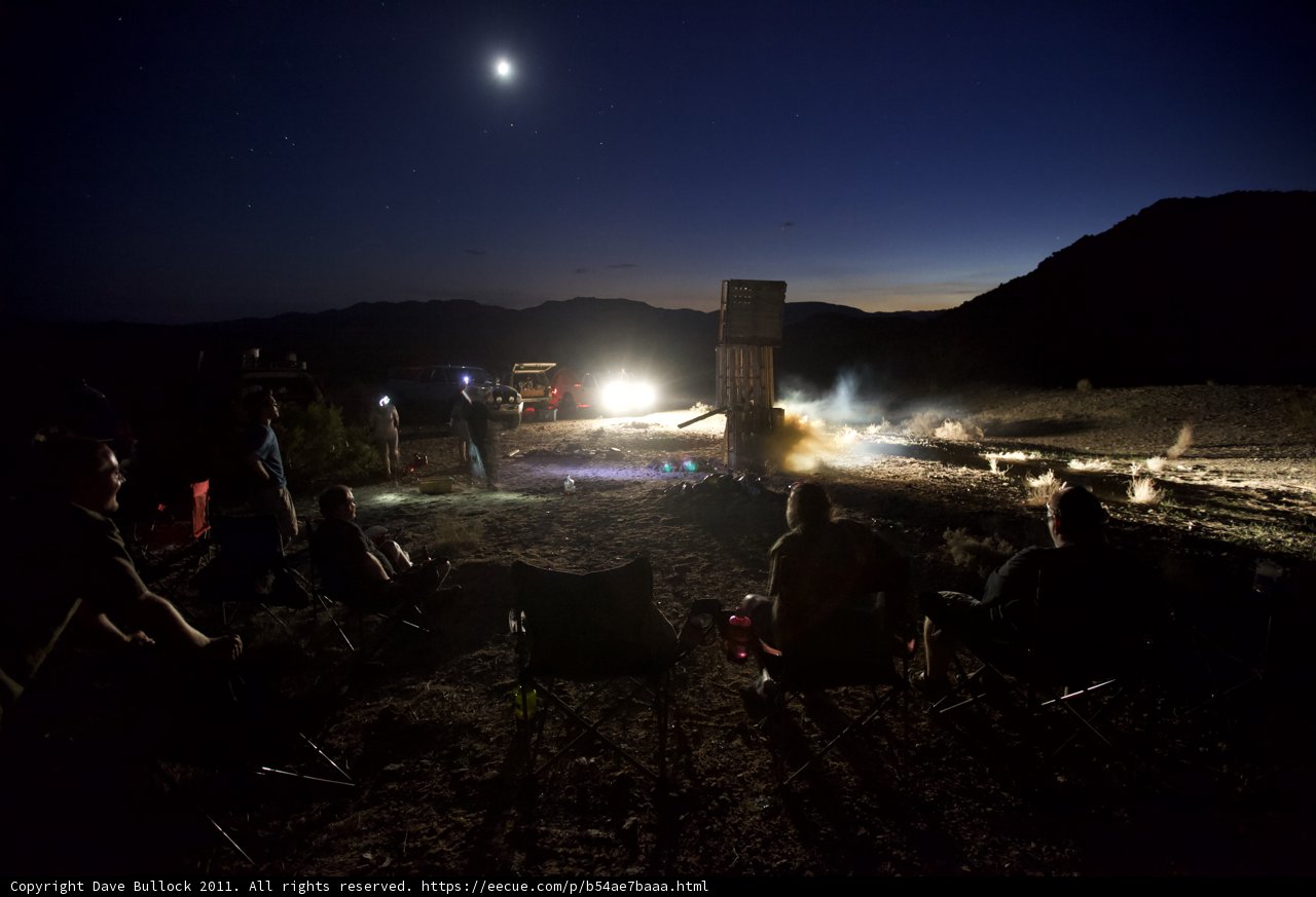 Nighttime Desert Gathering