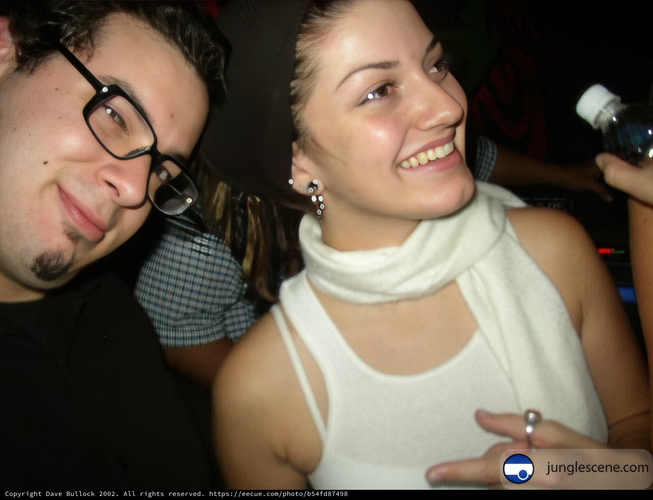 Smiling Couple in Urban Club
