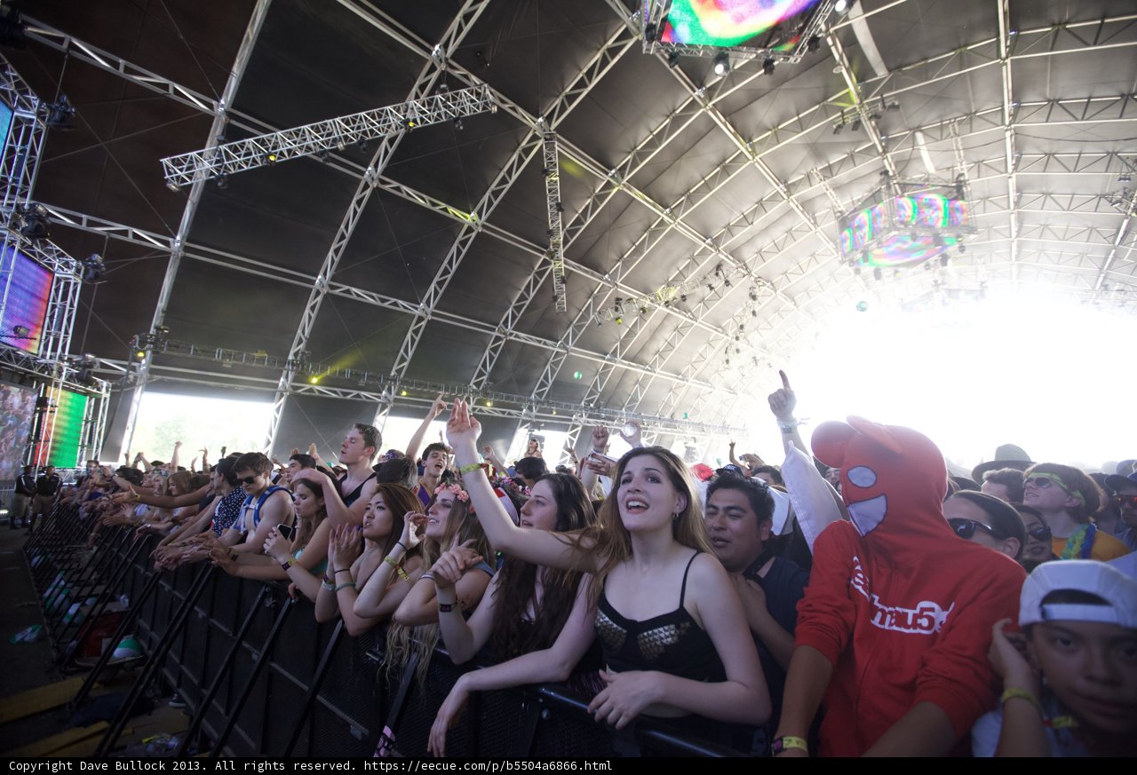 Coachella Crowd Enjoys Musical Bliss