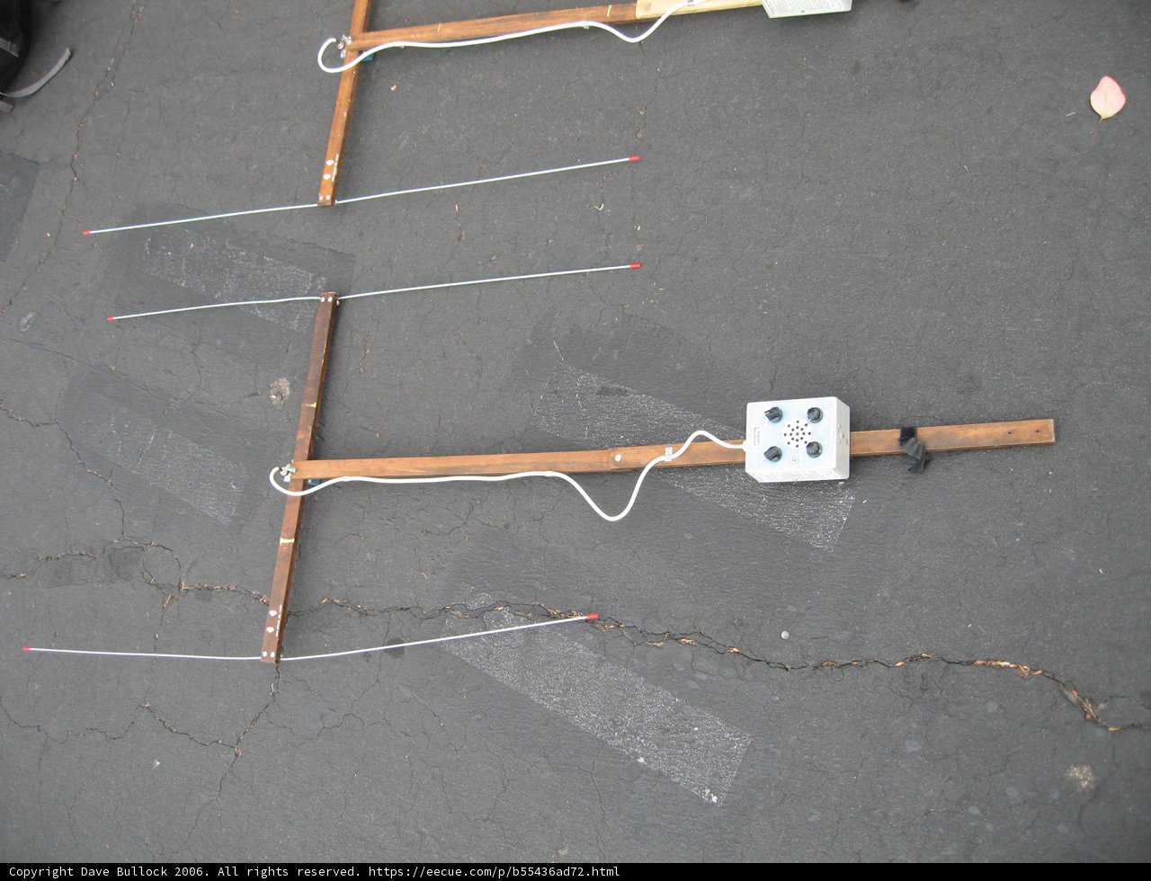 Triple Antennas on the City Street