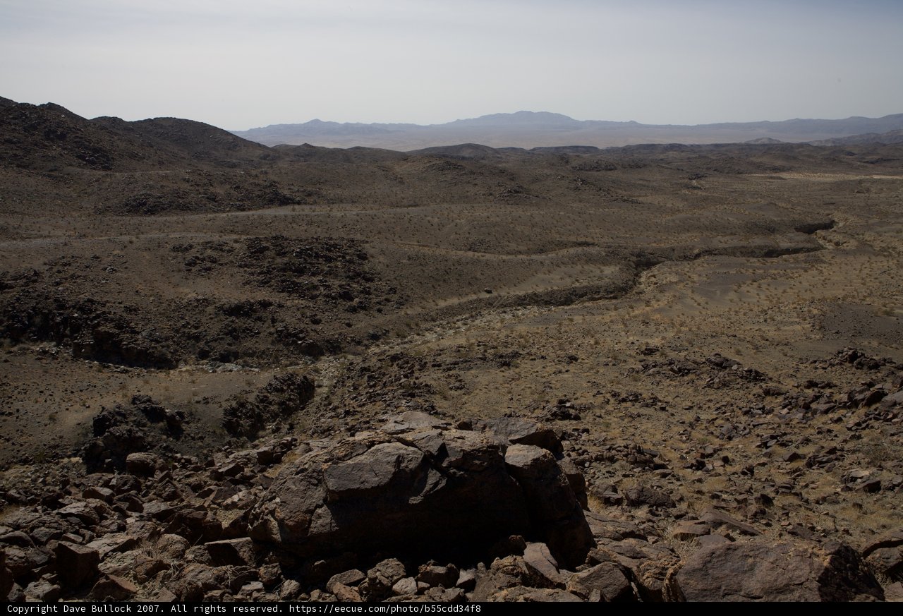 Summit View of a Desert Landscape