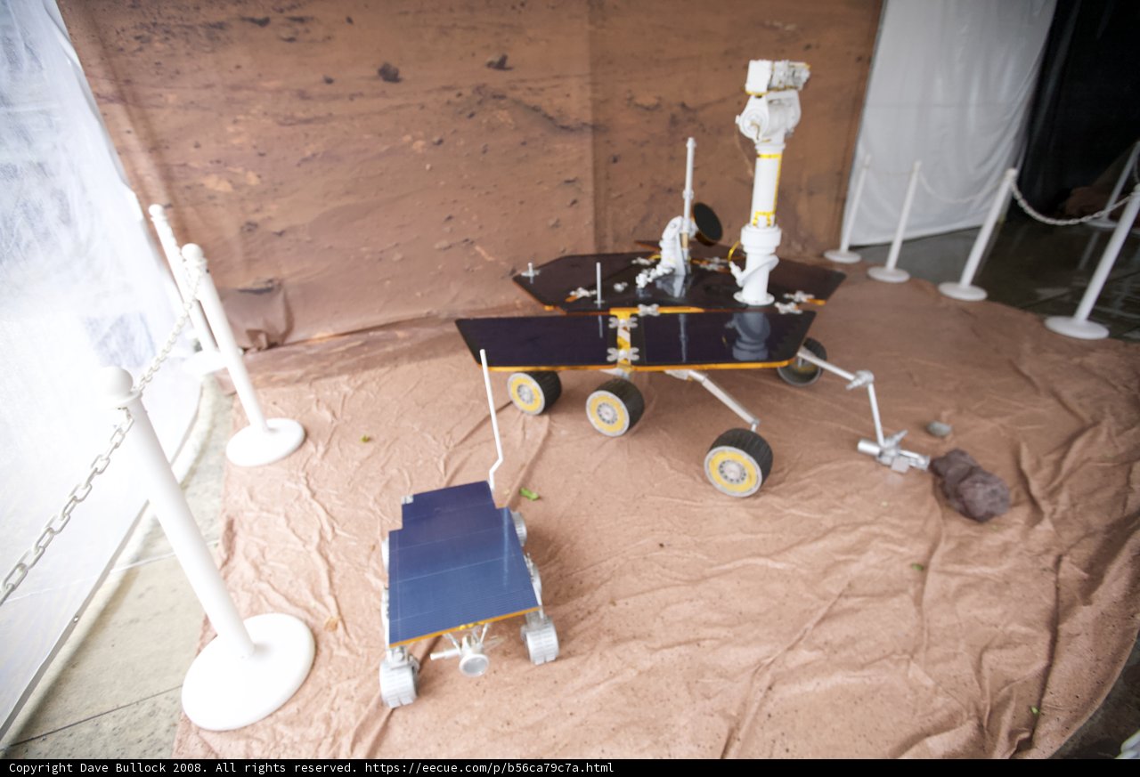Model Mars Rover on Display