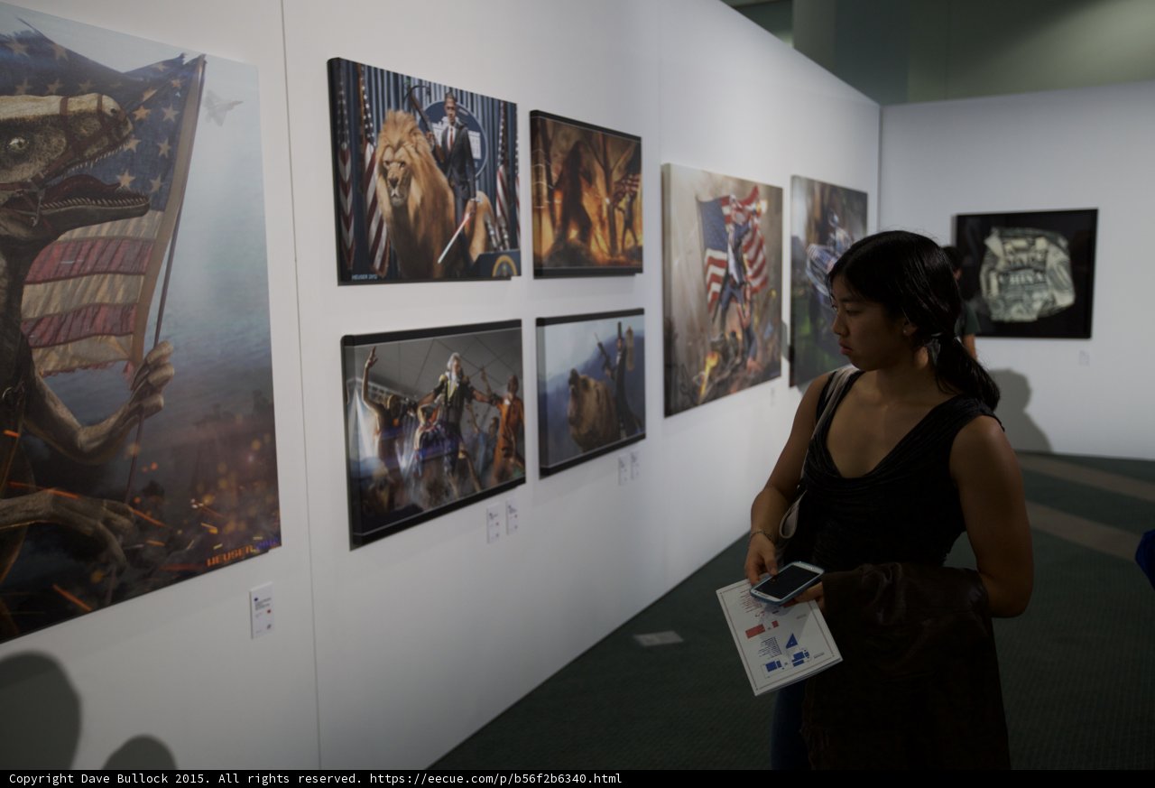 A Woman Immersed in Art