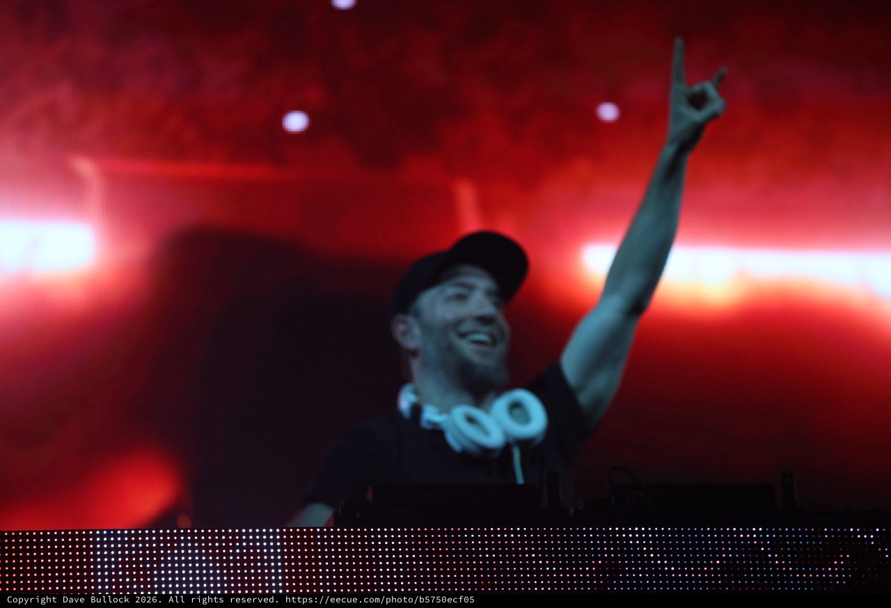 DJ Raises Hand High at Wobbleland Festival 2026