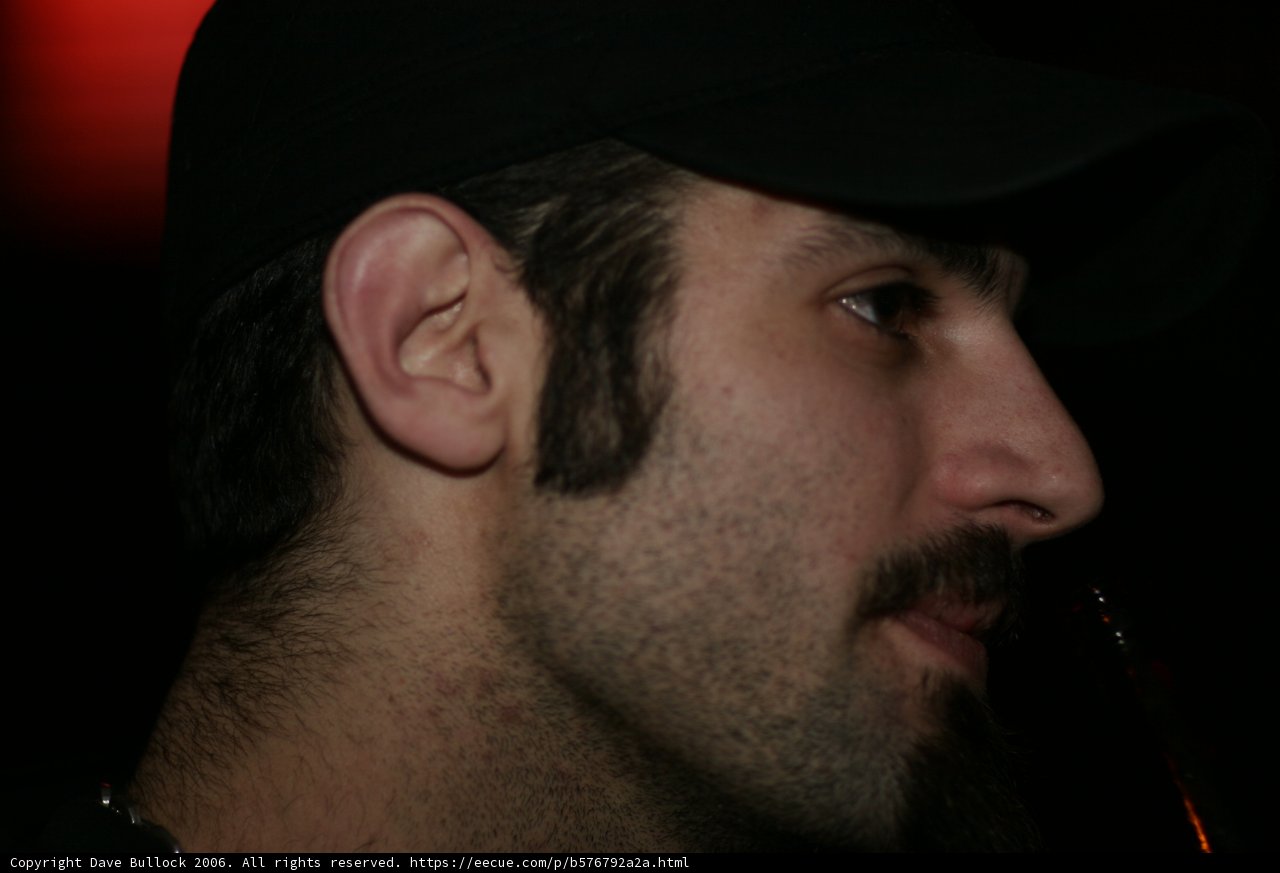 Mustached Man with a Cap