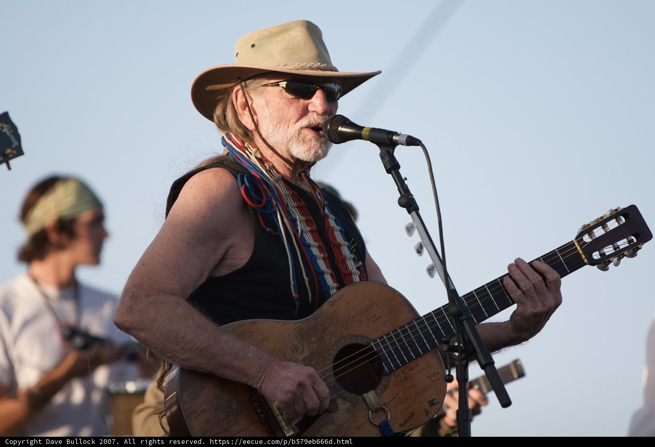 Willie Nelson Performs at Okeechobee Music and Arts Festival