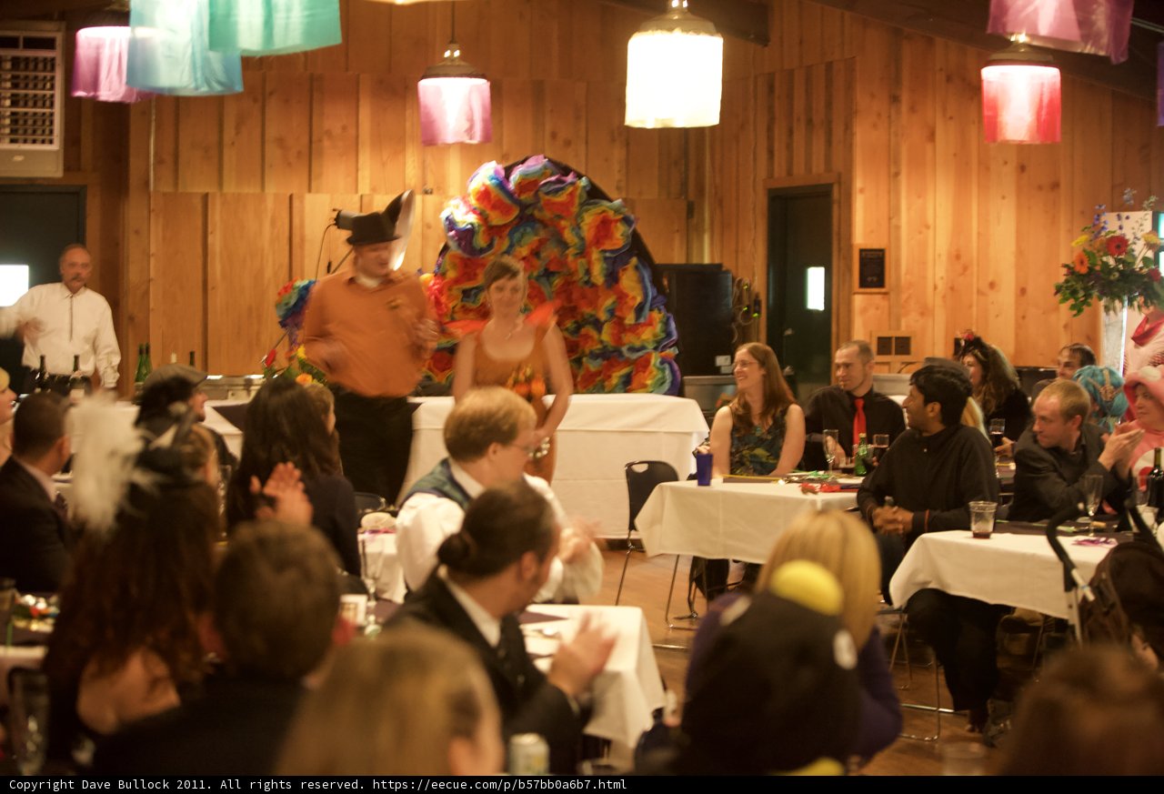 Costume Party at the Wedding Reception