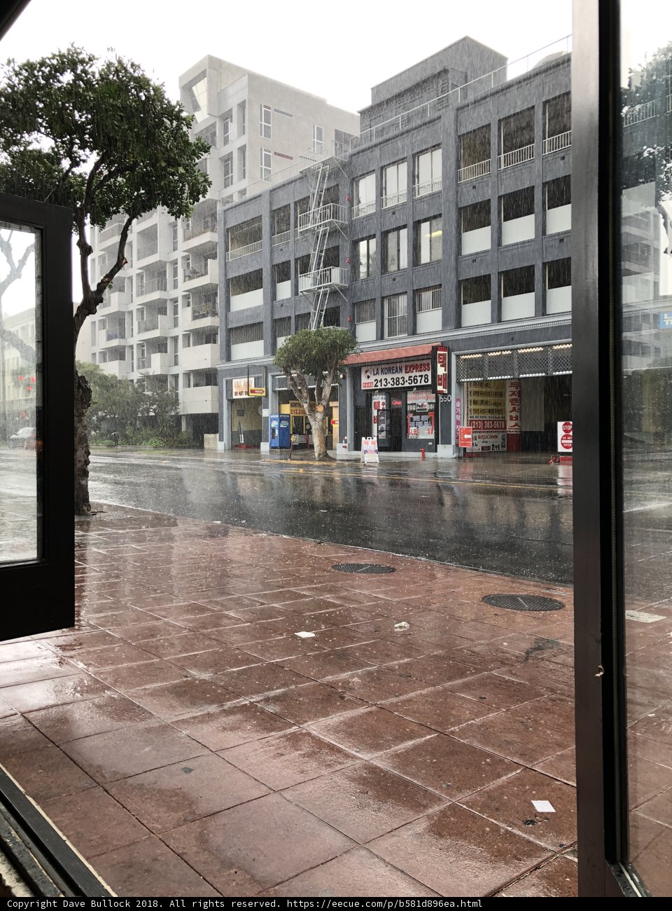 Rainy Urban View