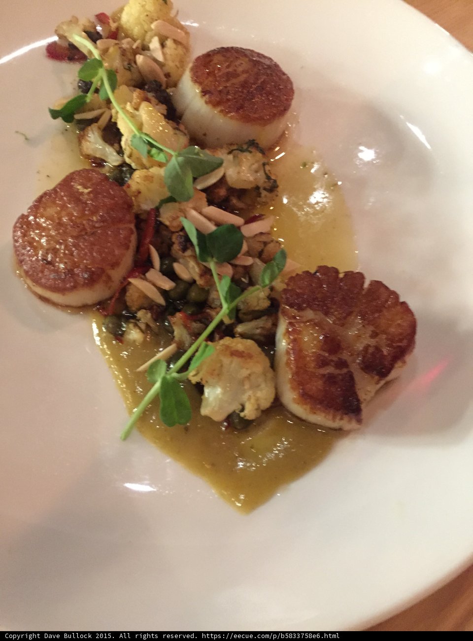 Scallops and Veggies Delight