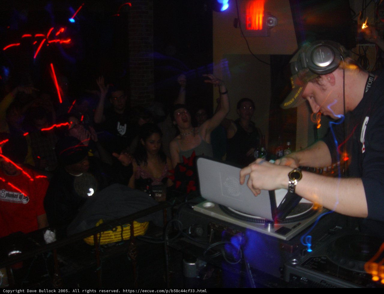 Nightclub DJ at Work