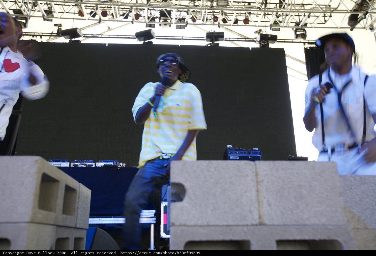 Moussier Tombola and his band rock Coachella stage