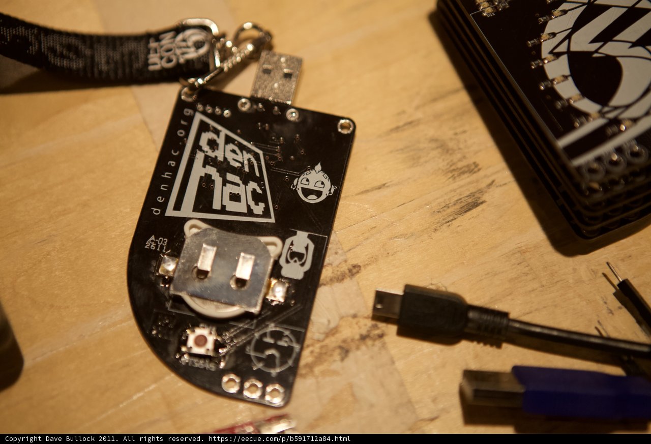 Electronic device with attached lanyard