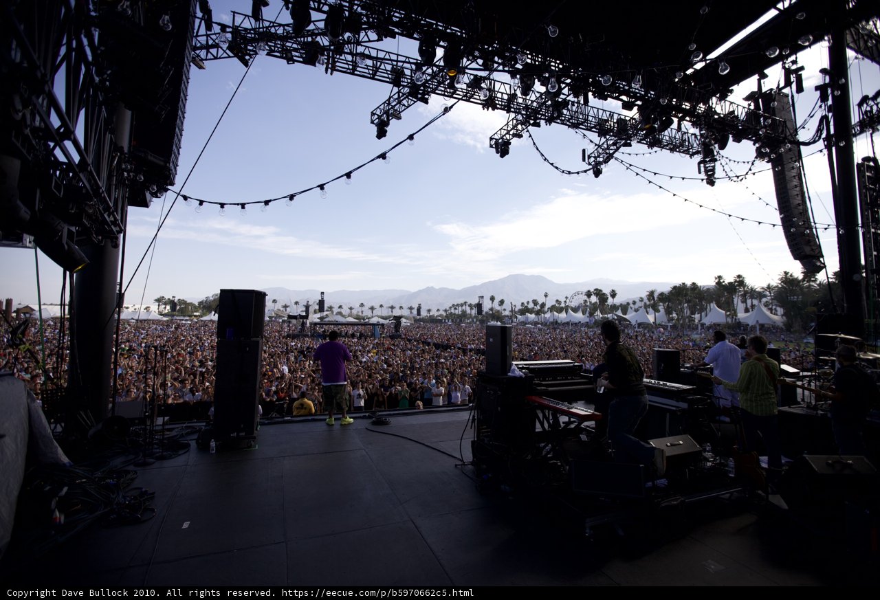 Rocking Out with Mountains in the Backdrop