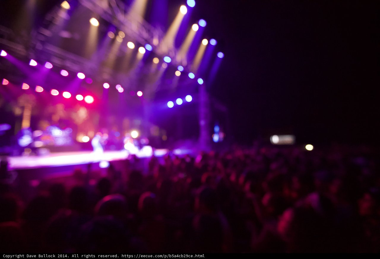 Blurred Lights at Coachella