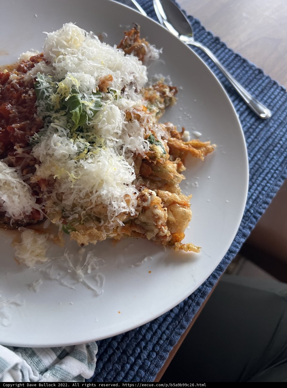 Cheesy Meaty Delight on a Plate
