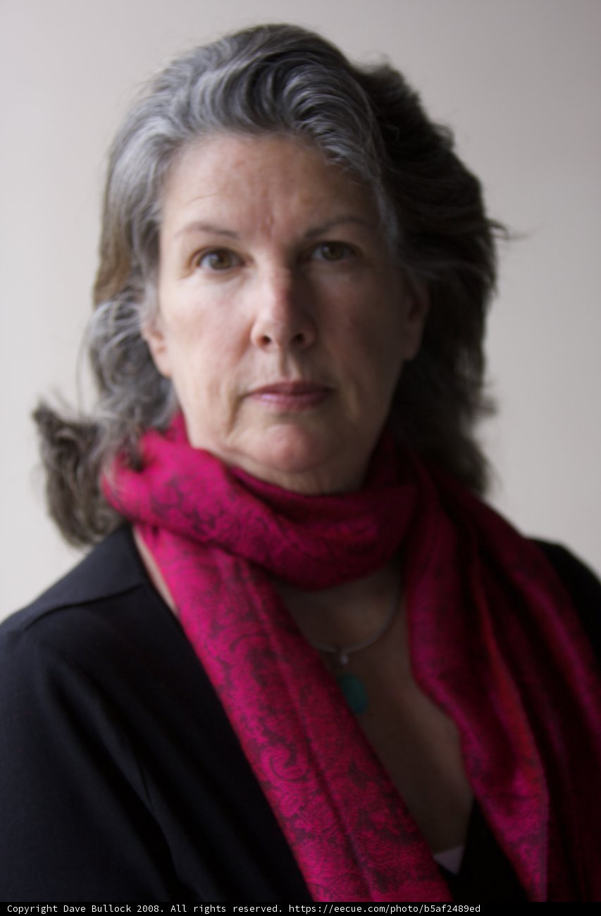 Red Scarf, Gray Hair