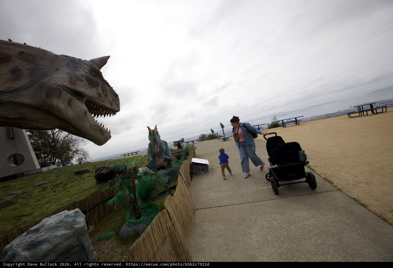 Family Encounter with Dinosaur Display at Seaside Park