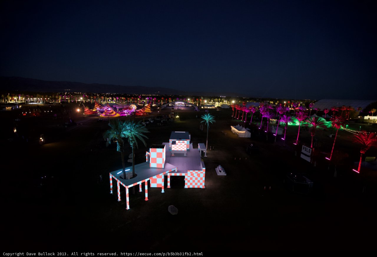 Colorful Lights Illuminate Urban Metropolis