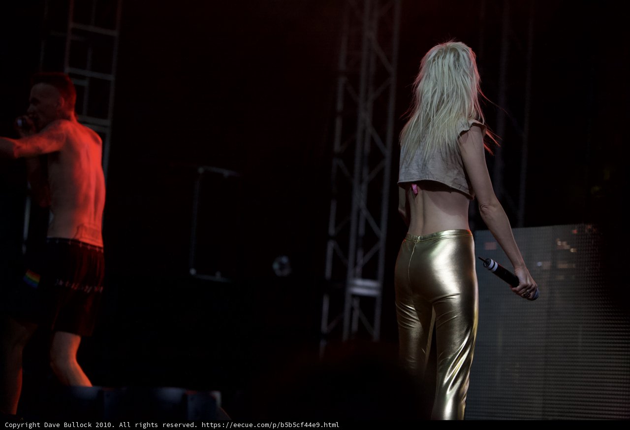 Golden and Red at Coachella Festival