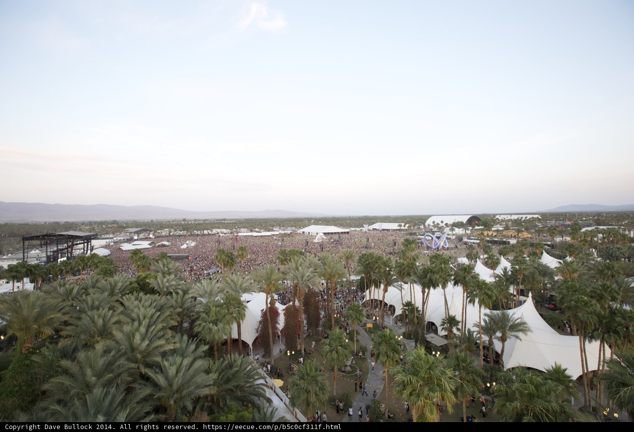 A Birds-Eye View of Coachella Festival