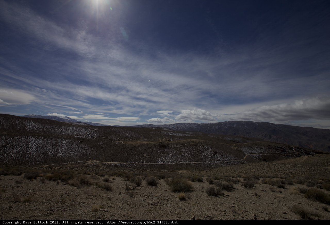 A Bright Day in the Desert Plateau