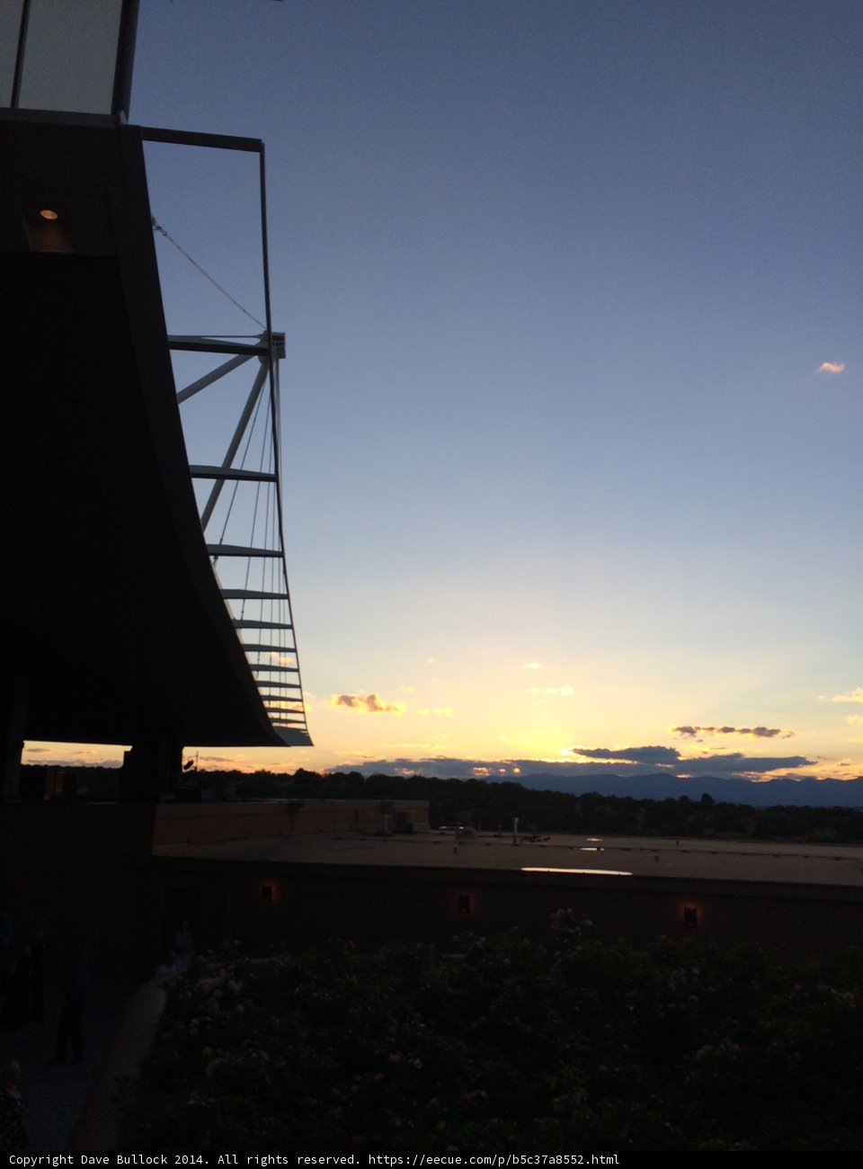 Sunset Silhouette of a Clock Tower