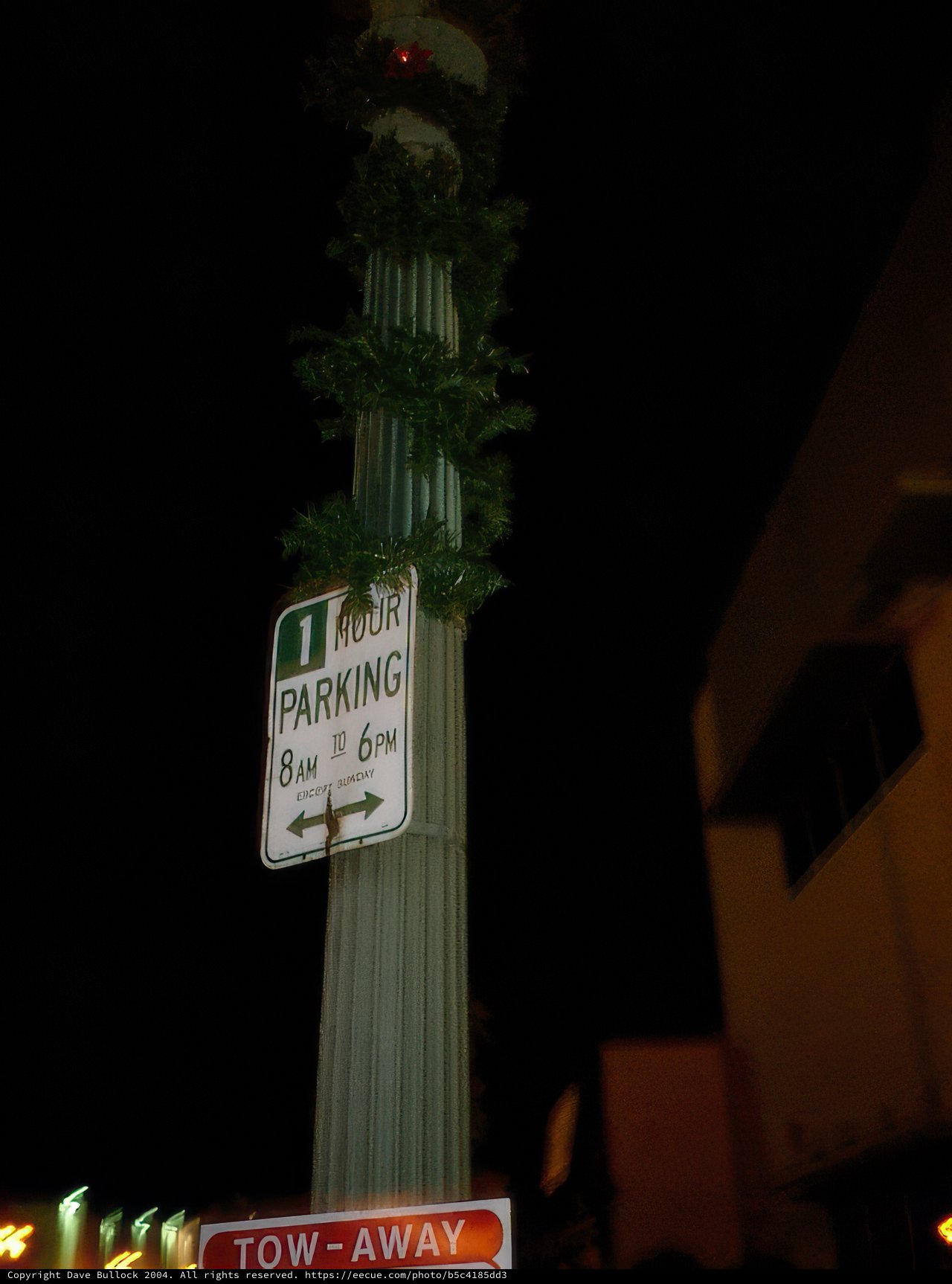 Parking Restrictions Ahead